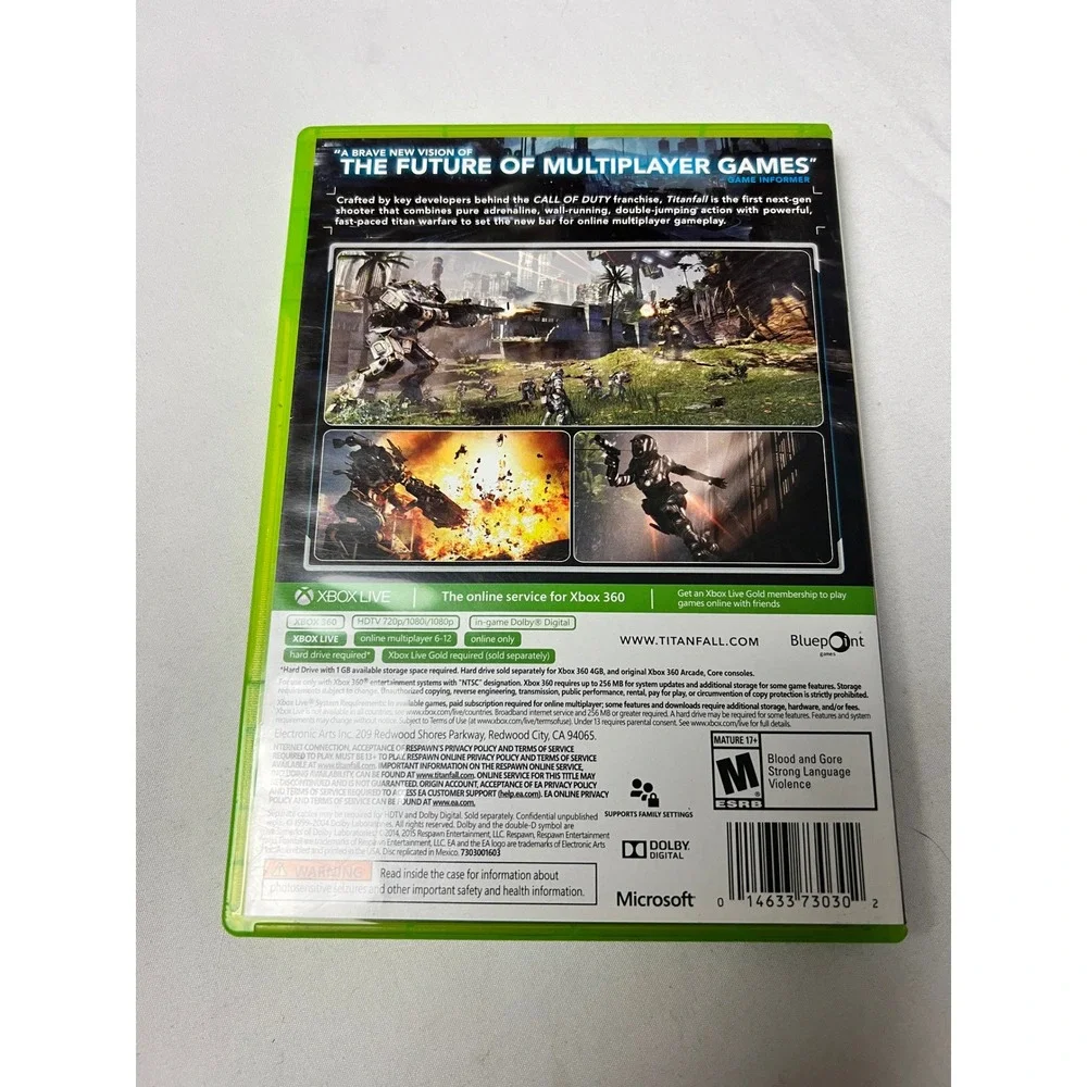 Titanfall Xbox 360 Game Platinum Hits‎ Best Seller Awarded Action Shooter